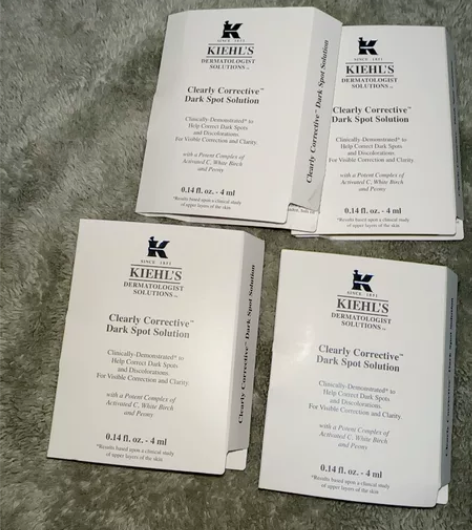 4个科颜氏淡斑精华4ml 旗舰店赠品 有记...