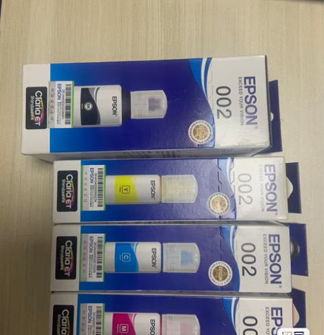 爱普生002原装拆机墨水四色包邮，适用于L...