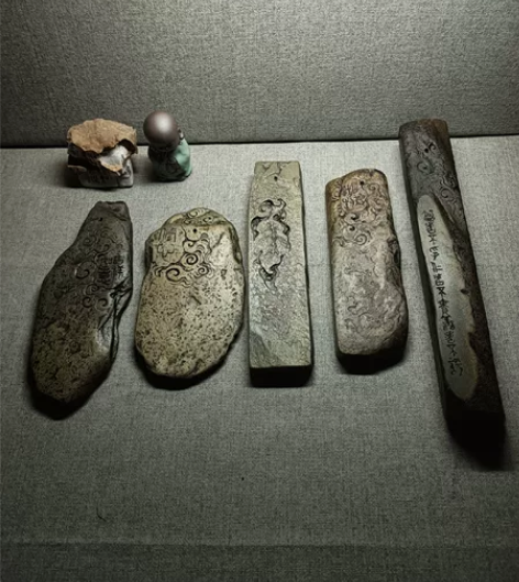 歙砚料精刻香插,本店出售均为本人手工雕刻,...