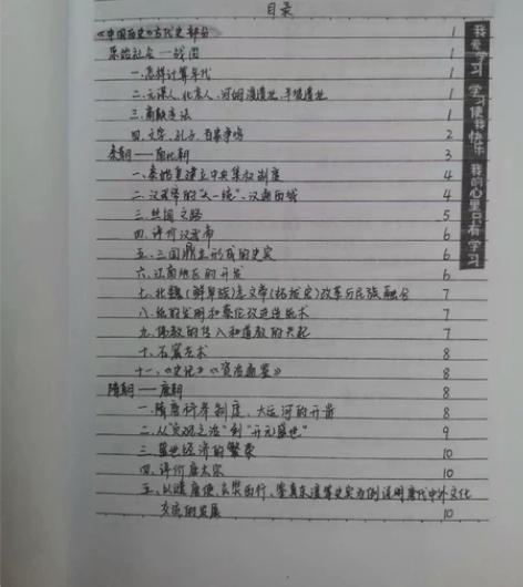 中考历史复习资料！满满的干货。喜欢的朋友抓...