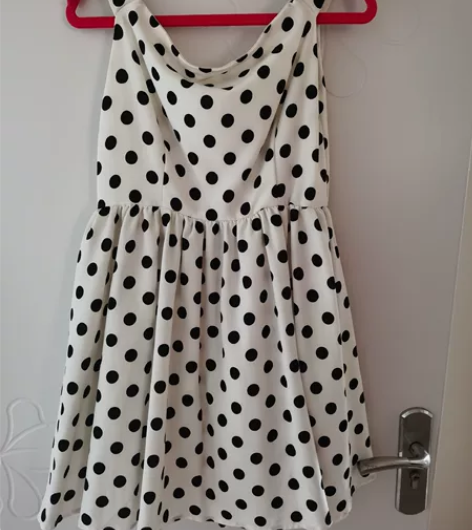 five plus波点连衣裙一字肩 感兴趣...
