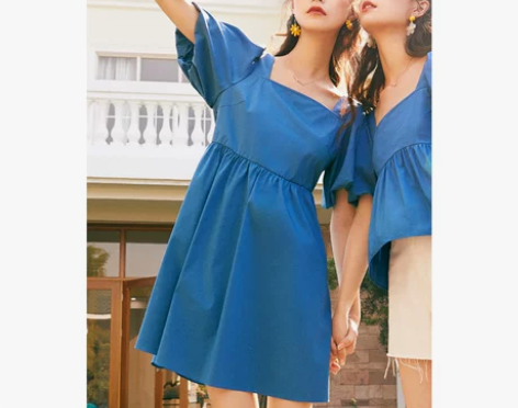 【狂欢价】诗凡黎连衣裙女夏季2021年新款...