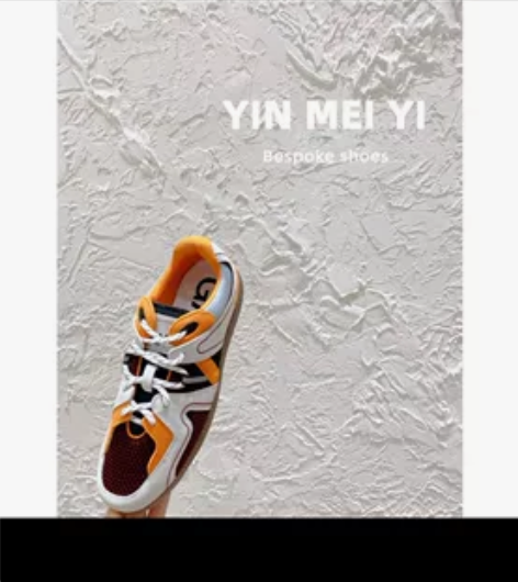 高定 杨幂同款ganni彩色德训鞋女平底休...