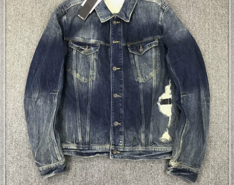 ABLE JEANS春季新款男士修身微弹水...