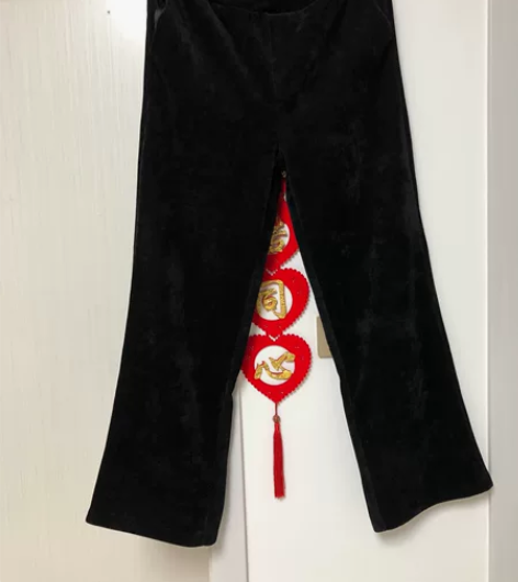 卡卡家雪尼尔阔腿裤，全新吊牌在，M码，可以...