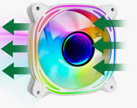 玩嘉棱镜律动机箱风扇12cm静音电脑PWM...