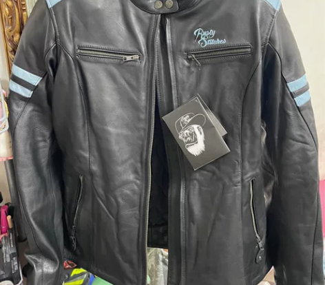 全新摩托车复古皮衣 机车皮衣 转全新德国海...