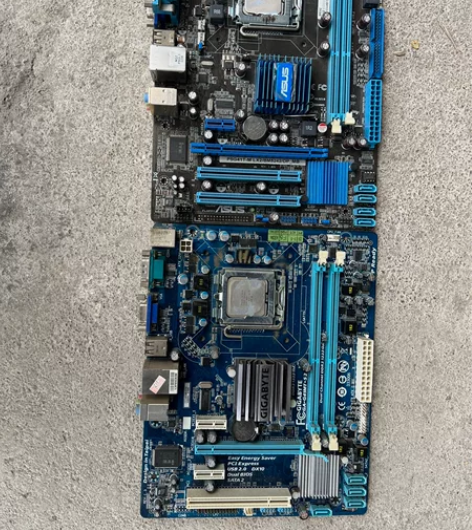 华硕技嘉g41拆机主板 共10片 有的带打...