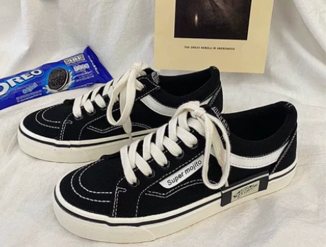 ins帆布鞋女秋季新款学生韩版潮流休闲ul...