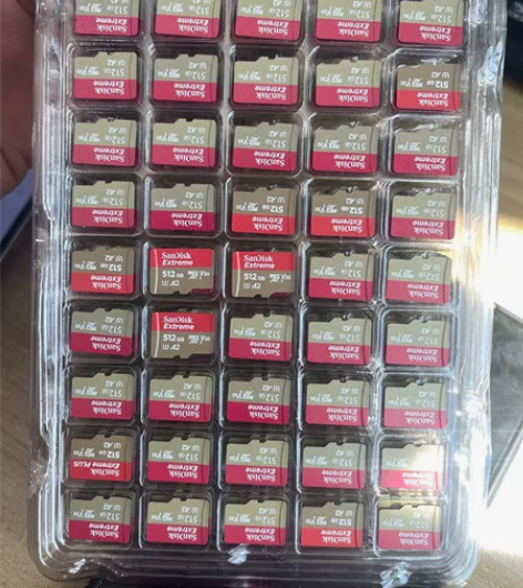 闪迪512g高速sd内存卡无人机gopro...