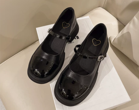 玛丽珍鞋女2022年新款夏季百搭复古厚底单...