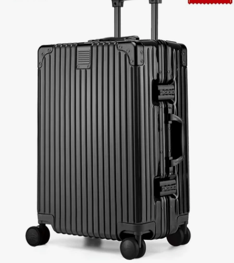 卡帝乐鳄鱼男女拉杆箱KLG204黑色20寸...
