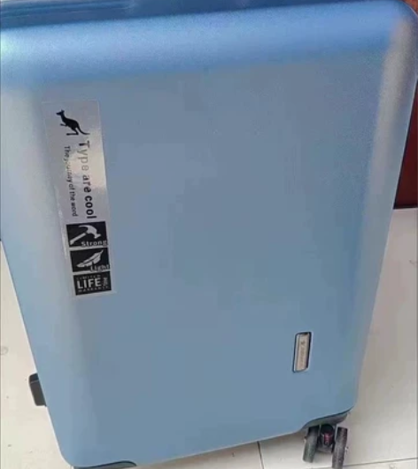 【全新包邮】袋鼠拉杆箱万向轮铝框箱行李箱男...