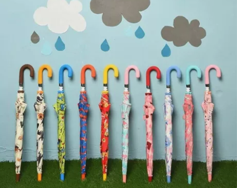 韩国has卡通动物雨伞宝宝可爱雨伞部分透明...