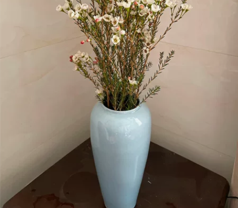 景德镇新中式花瓶陶瓷复古水培陶罐装饰干花客...