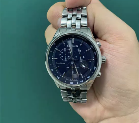 西铁城手表官方旗舰光动能蓝天使夜光防水钢带...