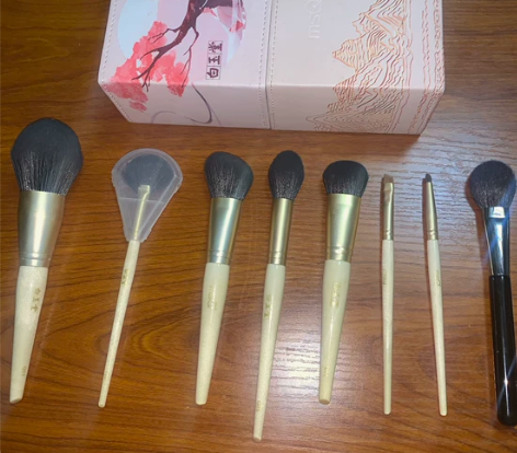MSQ/魅丝蔻玉堂化妆刷套装（细光峰羊毛）...