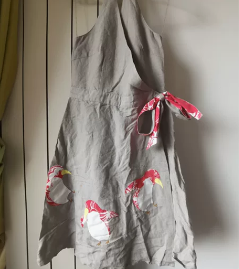 法式小裙子挂脖款式076 2码 尺寸再量 ...