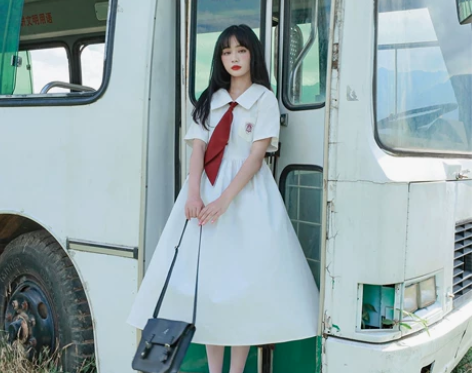 芝士日【青野】甜酷风格裙子原创日系校园风连...