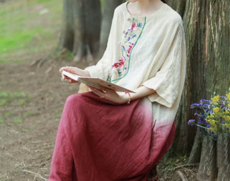 民族风裙 民族风长裙读你2022春夏新品亚...