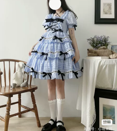 收蓝黑塔莉 op/jsk 全新未拆吊牌 ...