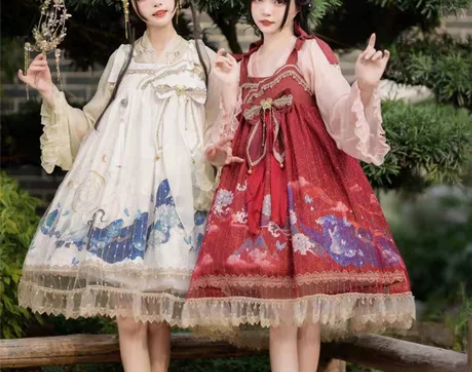 鹿遥仙 中华风lo 红色M码 状态很好 可...