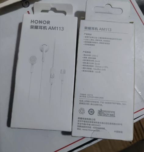 荣耀耳机,原装耳机有线AM113,Type...