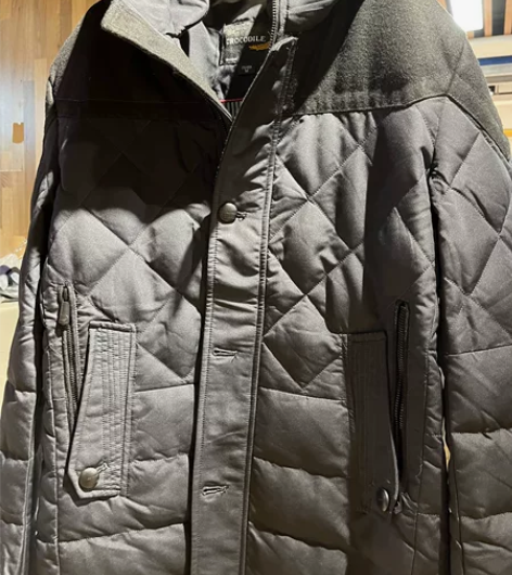 正宗鳄鱼品牌，男士羽绒服，全新的，抵账回来...