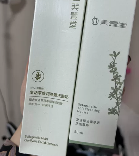 全新未使用！！！美壹堂洗面奶复活草氨基酸洁...