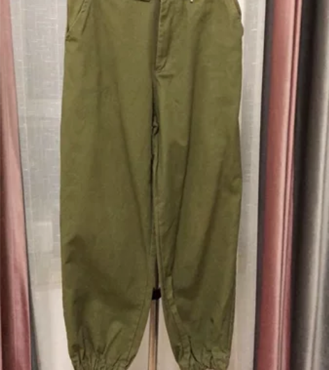 Lisa同款炸街工装裤 机车风高腰束脚裤 ...