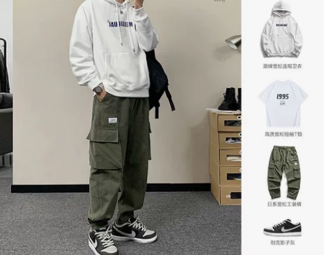 售！工装裤，XL码，身高165-180体重...