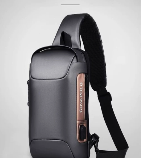 多功能男士胸肩包斜挎包单肩包运动防水大容量...