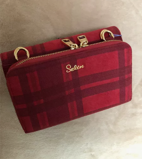 硬货女士单肩包手拿包,全新,可拆分,有肩带...