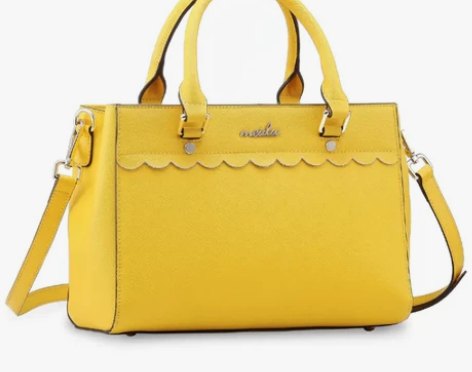 每度（MEIDU）都会时尚花边纹女士手提包...