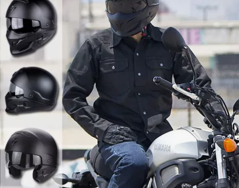 美国正品现货哈雷复古摩托车蝎子头盔机车个性...