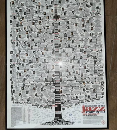 爵士树 Jazz tree 签名版海报，共...