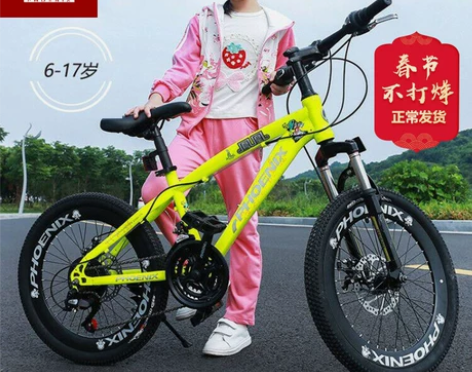 凤凰儿童自行车18/20/22/24寸变速...