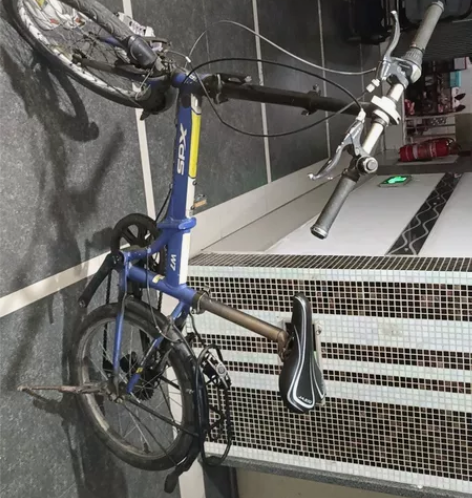 喜德盛折叠自行车，五六新， 原来买了一千八...