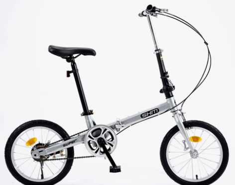 三河马16寸折叠式超轻便携小型男女款学生儿...