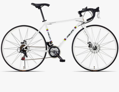 菲利普破风自行车公路车铝合金变速弯把成人男...