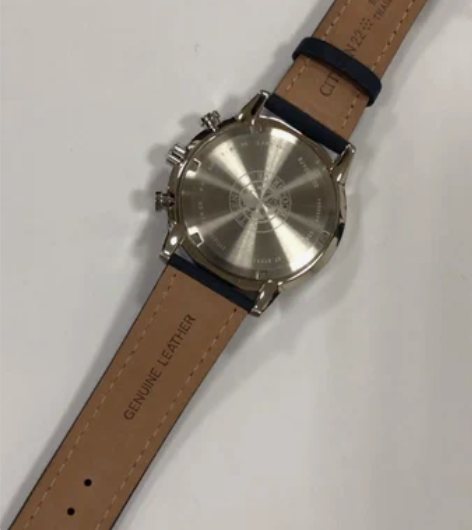 西铁城(CITIZEN)手表 光动能蓝盘皮...