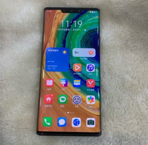 国行正品华为mate30Epro亮黑色，5...