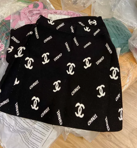 外贸松紧带大摆裙鱼尾复古羊毛针织百搭半身裙...