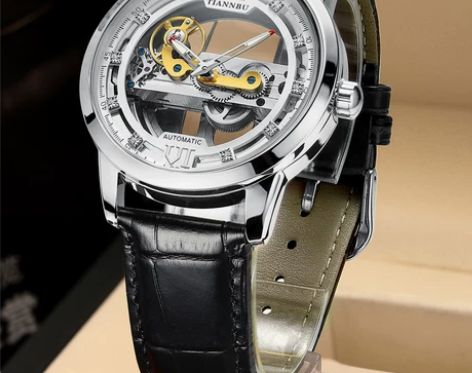 2022新款手表男士镂空陀飞轮超薄自动机械...