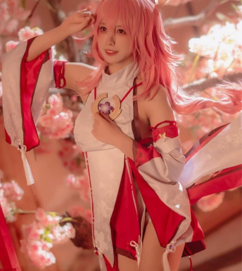 和顺动漫家 现货原神八重神子cos服可爱风...