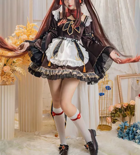 出悠窝窝家胡桃女仆装 从前娘那收来的 前娘...