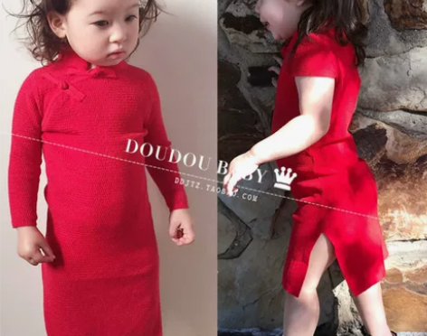 中国民族风亲子女童旗袍秋季连衣裙款一件价格...