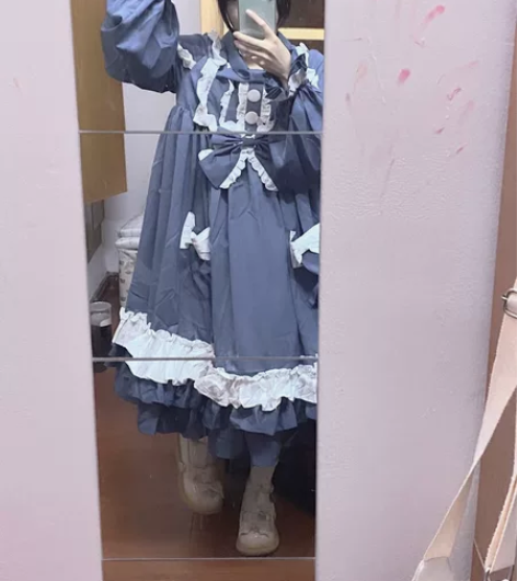 出魔法裙子猫家的宝卡梦op长袖 无吊牌无盒...