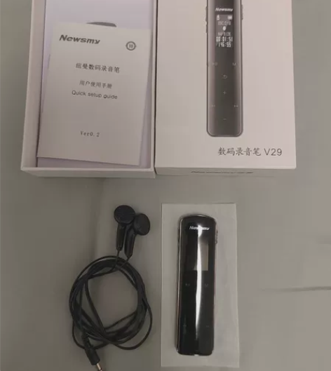 Newsmy纽曼数码录音笔，配耳机 基本没...