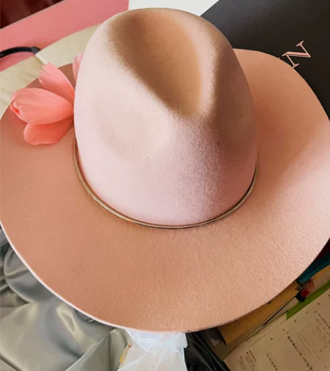 shine li 毛呢礼帽 正品全新带链 ...